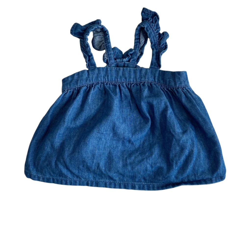 Old Navy Baby Girl Denim Sun Top Size 12–18 Months